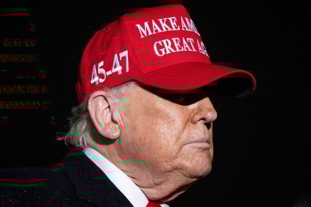 President Donald Trump at Joint Base Andrews in Maryland on May 30, 2025.