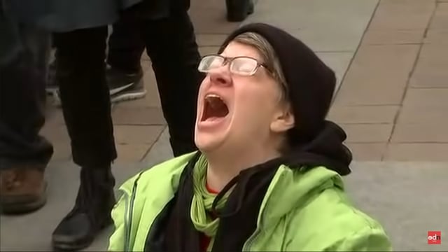 Screaming Democrat.