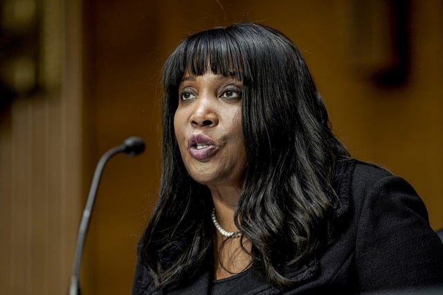 Lisa Cook on Feb. 3, 2022, in Washington, D.C.