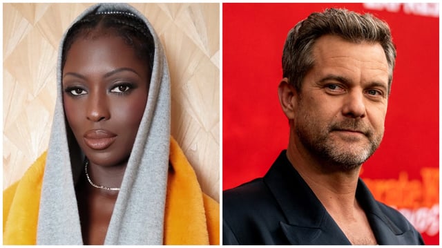 Jodie Turner-Smith, left; Joshua Jackson. Photo credit: Instagram/Jodie Turner-Smith, REUTERS
