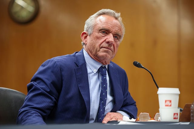 U.S. Secretary of Health and Human Services Robert F. Kennedy Jr. testifies before the Senate Committee on Health, Education, Labor, and Pensions on Capitol Hill on May 20, 2025, in Washington, DC. Kennedy testified before the Senate Committee on the Department of Health and Human Services' proposed 2026 fiscal year budget.