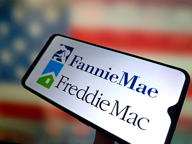 An illustration photo shows the Fannie Mae and Freddie Mac LOGO displayed in a smart phone in Suqian City, Jiangsu Province, China on May 28, 2025. (Photo credit should read CFOTO/Future Publishing via Getty Images)