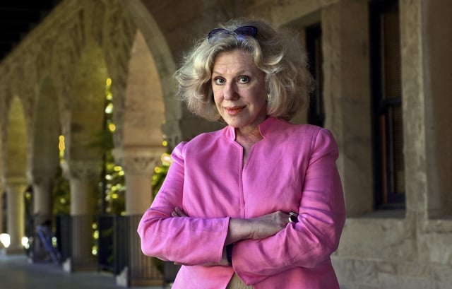 Erica Jong on the 30th anniversary of her seminal novel “Fear of Flying” at Stanford on May 3, 2004.
