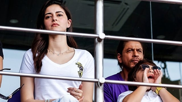 Ananya Panday and Shah Rukh Khan have watched several IPL matches together.
