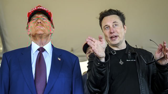 FILE - President Donald Trump and Elon Musk have a difference of opinion on the spending bill.