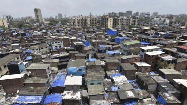 Aerial view of Dharavi (HT Photo)