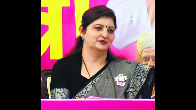 The State Women’s Commission is currently headed by NCP leader Rupali Chakankar. (HT Photo)