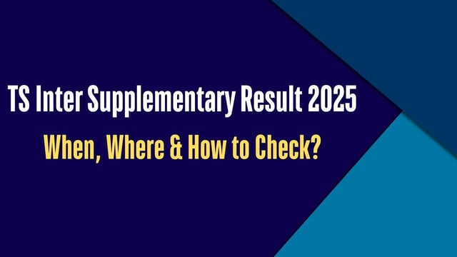 TS Inter Supplementary Result 2025: When, Where & How to Check IPASE Scores Online?