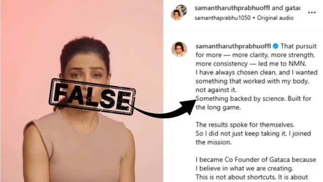 The Liver Doc called the supplements Samantha Ruth Prabhu promoted 'fraud'. 