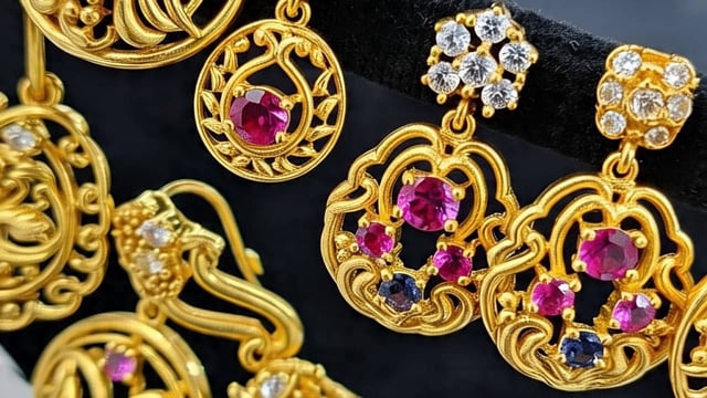  Trending Gold Earrings designs | Image:  AI