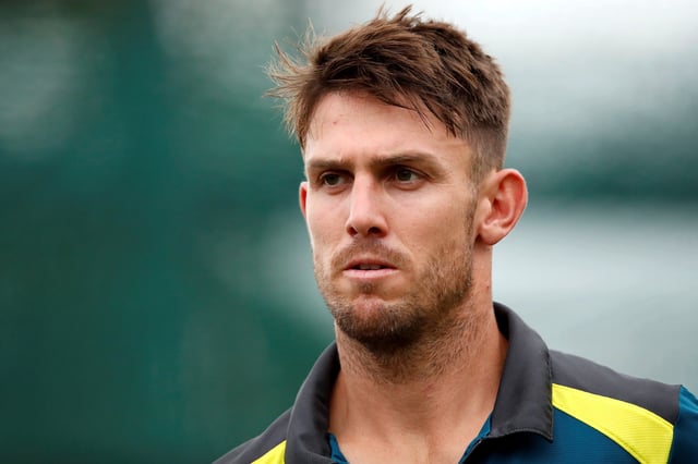 Cricket - ICC Cricket World Cup Semi Final - Australia Nets - Edgbaston, Birmingham, Britain - July 9, 2019   Australia's Mitchell Marsh during nets   Action Images via Reuters/Andrew Boyers/File Photo