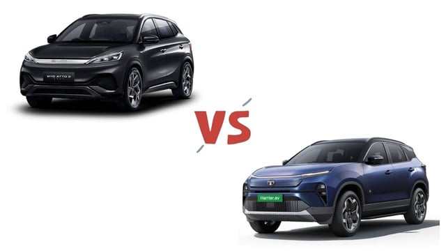 BYD Atto 3 vs Tata Harrier EV | Image: Republic