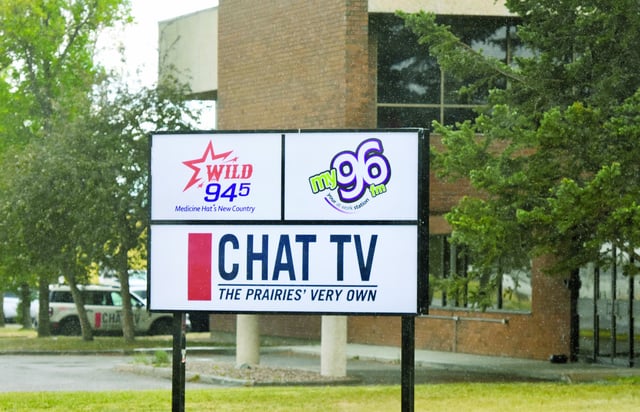 After going on air for the first time in 1957, CHAT-TV went dark Tuesday after the Jim Pattison Broadcast Group closed the local station "due to the contraction of support for local television, intense economic pressures and continued operational losses."--NEWS PHOTO BRENDAN MILLER