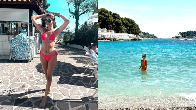  Sharing a series of pictures on Instagram, Ananya wrote, “A day off in sunny sunny Croatia.” (Image: Instagram)