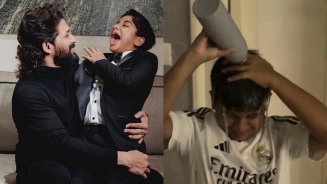 Allu Arjun's son Allu Ayaan got very emotional after RCB's win at the IPL. 