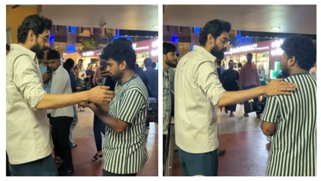 Rana Daggubati was caught talking to paparazzi after they followed him at Mumbai airport on Tuesday, 