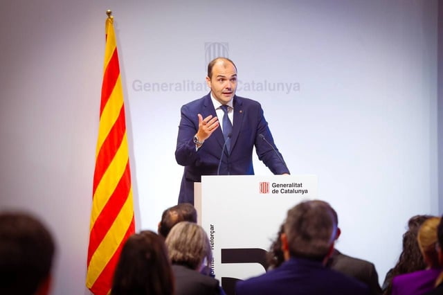 Albert Dalmau, 'conseller' de Presidència del Govern de la Generalitat de Catalunya.