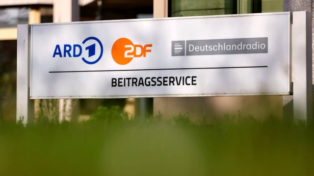 Der ARD ZDF Deutschlandradio Beitragsservice auf dem WDR-Gelände in Köln