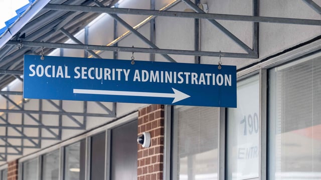 A Social Security Administration (SSA) office in Washington, DC, March 26, 2025