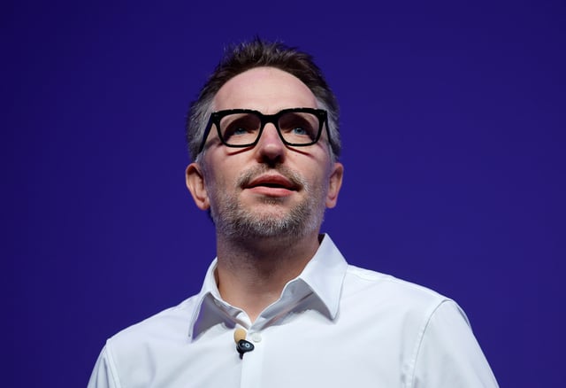 LinkedIn CEO Ryan Roslansky attends a conference at the Cannes Lions International Festival of Creativity in Cannes, France, June 21, 2022.    REUTERS/Eric Gaillard/File Photo