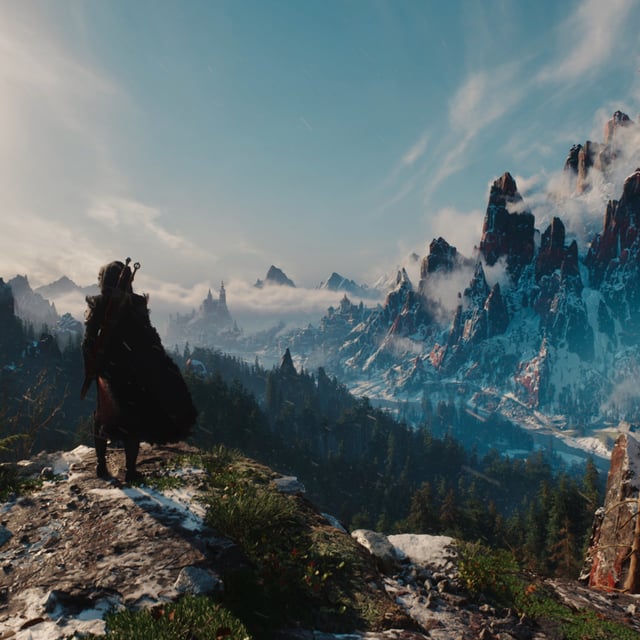 Images from Witcher 4 Unreal Engine 5.6 tech demo
