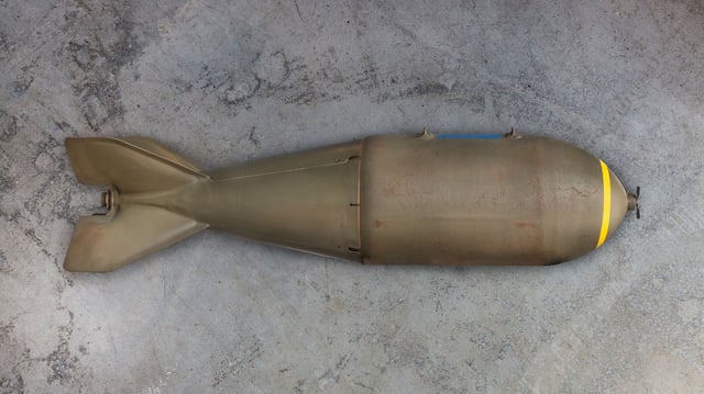 Military missile bomb stock photo