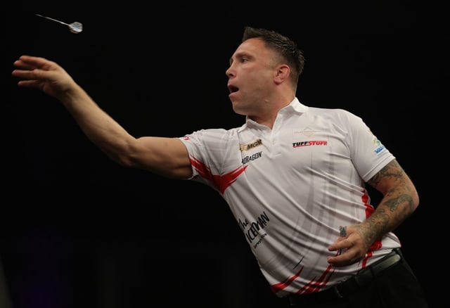 Welsh darts player  Gerwyn Price will be defending his title in Denmark this weekend  (Photo:  Andrew Redington/Getty)