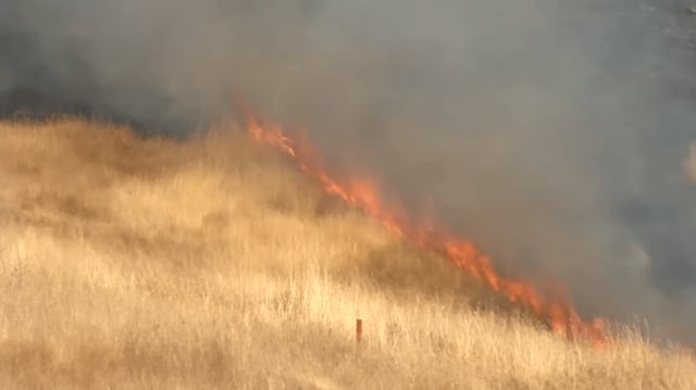 File image of brush burning.