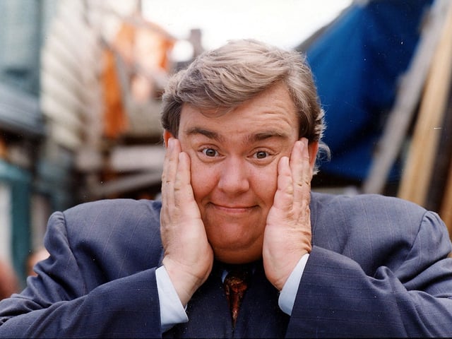 John Candy is pictured in 1992.