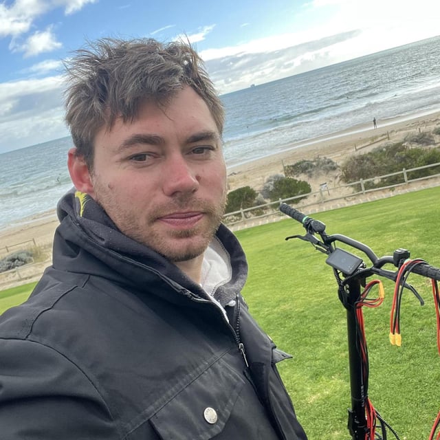 Kevin Sanders, 31, was killed in East Fremantle while riding an e-scooter.