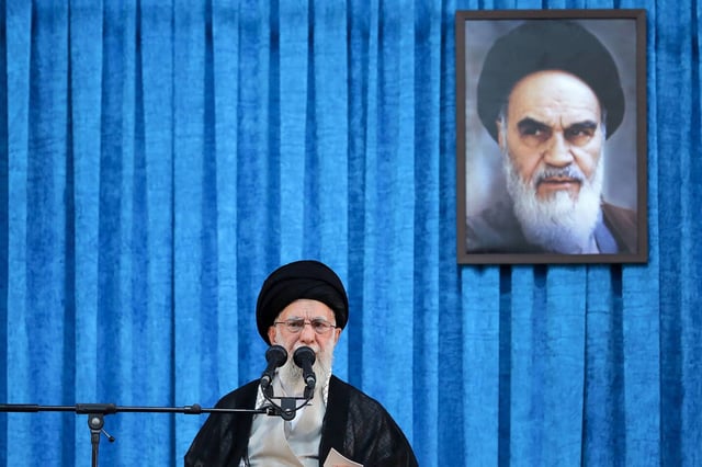 L'ayatollah Ali Khamenei, à Téhéran le 4 juin 2025.