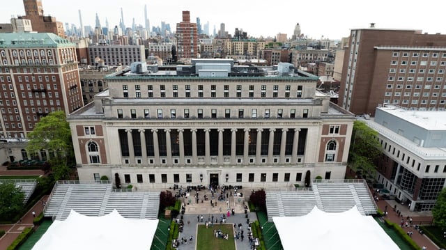 The Trump administration has pulled some $400 million in funding from Columbia University since March. Photo by Lokman Vural Elibol/Anadolu via Getty Images