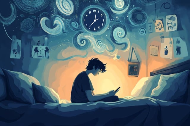 Bedtime procrastination — the tendency to delay bedtime in the absence of external obligations — reduces the opportunity to get sufficient sleep. Credit: Neuroscience News