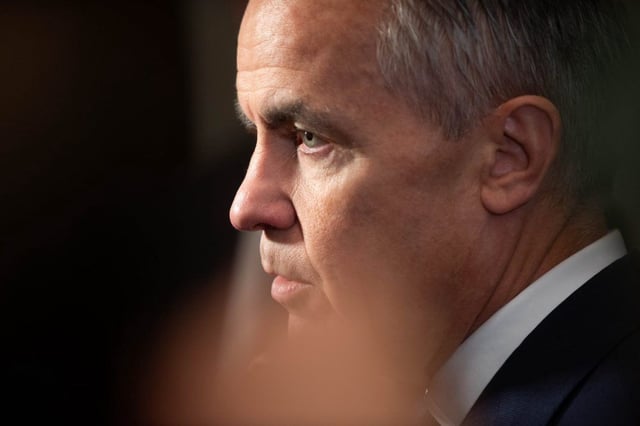 Prime Minister Mark Carney speaks with reporters outside of the Liberal caucus meeting in West Block on Wednesday, June 4, 2025