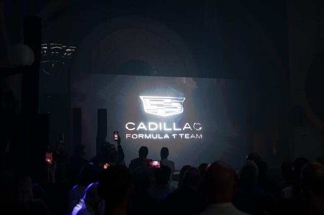 A general view of the atmosphere is seen during the Launch Party For Cadillac F1 Team at Queen Miami Beach on May 03, 2025 in Miami Beach, Florida.