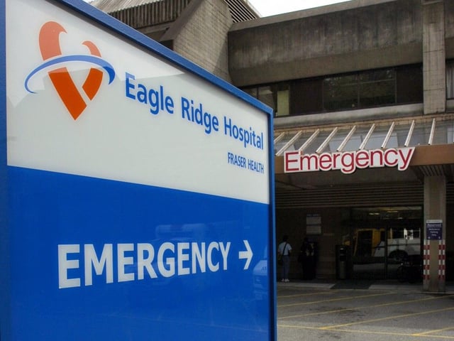 Eagle Ridge Hospital emergency room entrance.