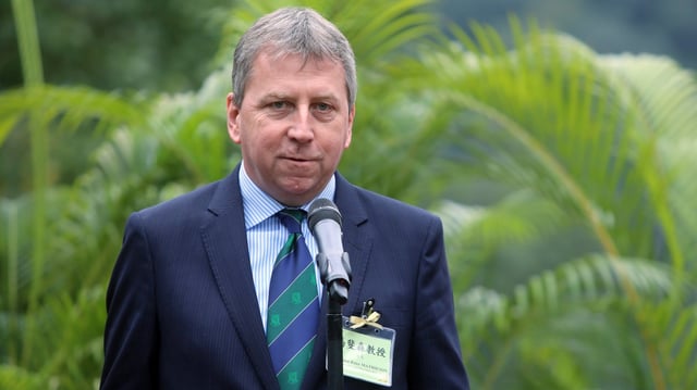 Sir Peter Mathieson enjoys a driver and has his utility bills paid
