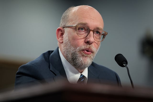 Office of Management and Budget Director Russell Vought testifies before the House Appropriations Committee at the U.S. Capitol on June 4, 2025 in Washington, D.C. (Photo by Kayla Bartkowski/Getty Images)