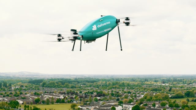 Pie in the sky? Deliveroo takeaways are set to be dropped on diners in Dublin