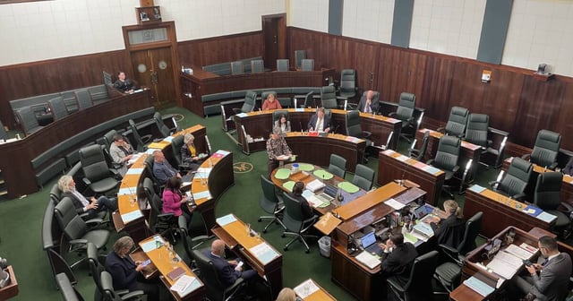 Most of the government's members were absent from the chamber in the morning while a motion of no-confidence in Premier Jeremy Rockliff was being debated. Picture by Matt Maloney