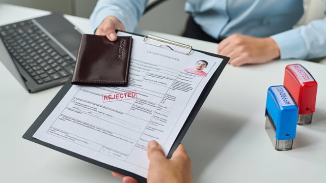 A student's F-1 visa was rejected after an interview that included technical questions (Representational image)
