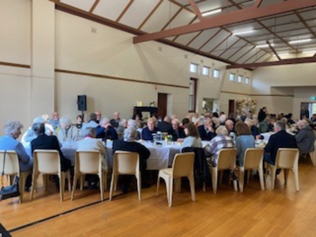 Many gathered to celebrate the occasion.