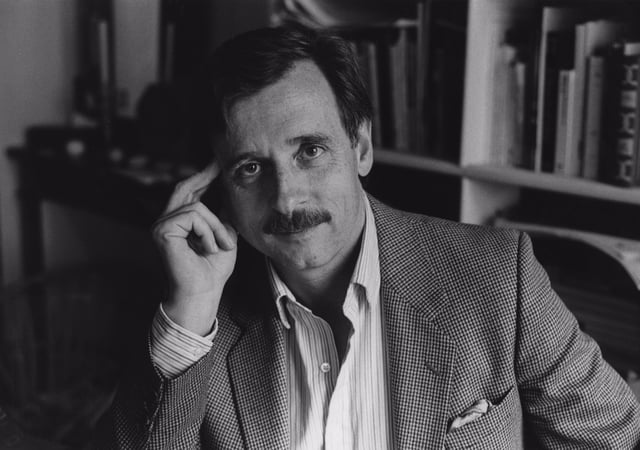 Edmund White in 1986. (Photo by Louis MONIER/Gamma-Rapho via Getty Images)
