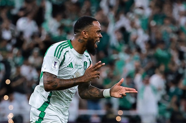 Soccer Football - Asian Champions League - Semi Final - Al Hilal v Al Ahli - King Abdullah Sports City, Jeddah, Saudi Arabia - April 29, 2025 Al Ahli's Ivan Toney celebrates scoring their second goal. REUTERS/Stringer/File Photo