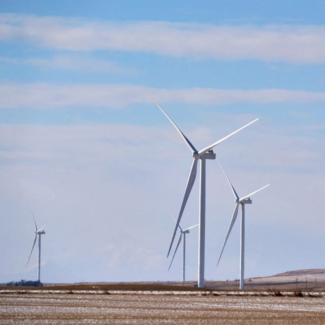 Global energy investment is leaning toward clean sources of power, such as these windmills near Fort Macleod, Alta., a new IEA report says.