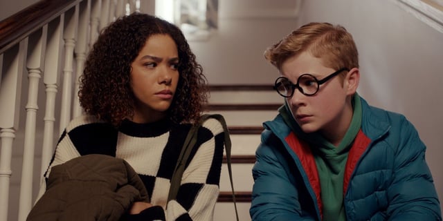 Diesel La Torraca and Antonia Gentry in Ginny & Georgia Season 3