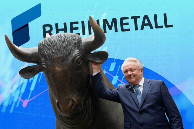 Armin Papperger, CEO von Rheinmetall, kann sich über Erfolg des Konzerns an der Börse freuen. Wer in seinem Unternehmen arbeiten will, findet hier die wichtigsten Informationen.