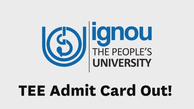 IGNOU admit card out!