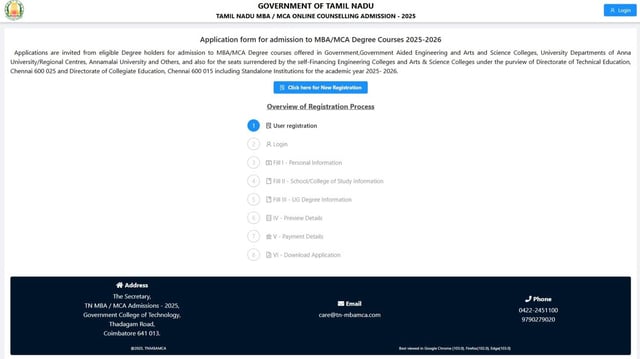 TANCET 2025 Counselling Registration Begins for MBA, MCA Admission at tancet.annauniv.edu, Here's How to Apply  | Image: File Photo