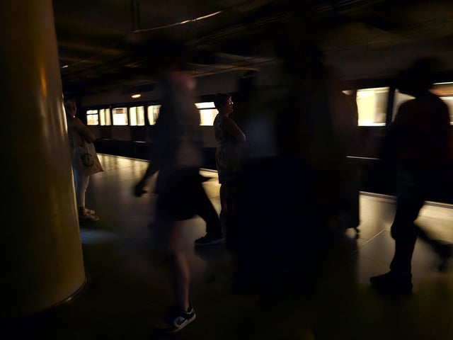 Apagón en la estación de metro de Benimaclet